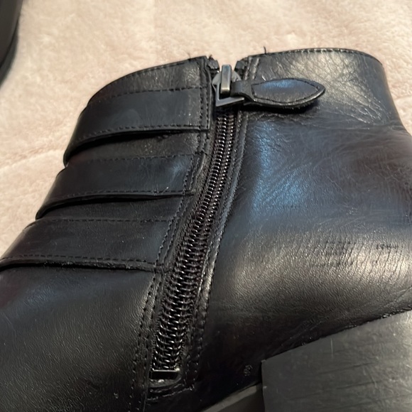 Via Spiga black leather booties - Picture 5 of 6